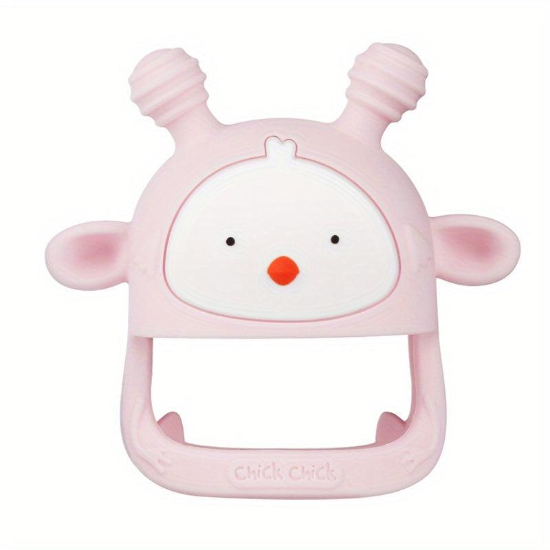 Silicone Teething Toy Rattling Teether Soothing Pacifier