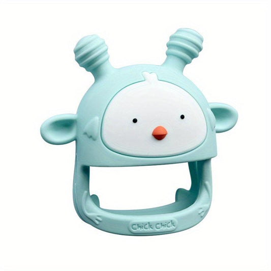 Silicone Teething Toy Rattling Teether Soothing Pacifier
