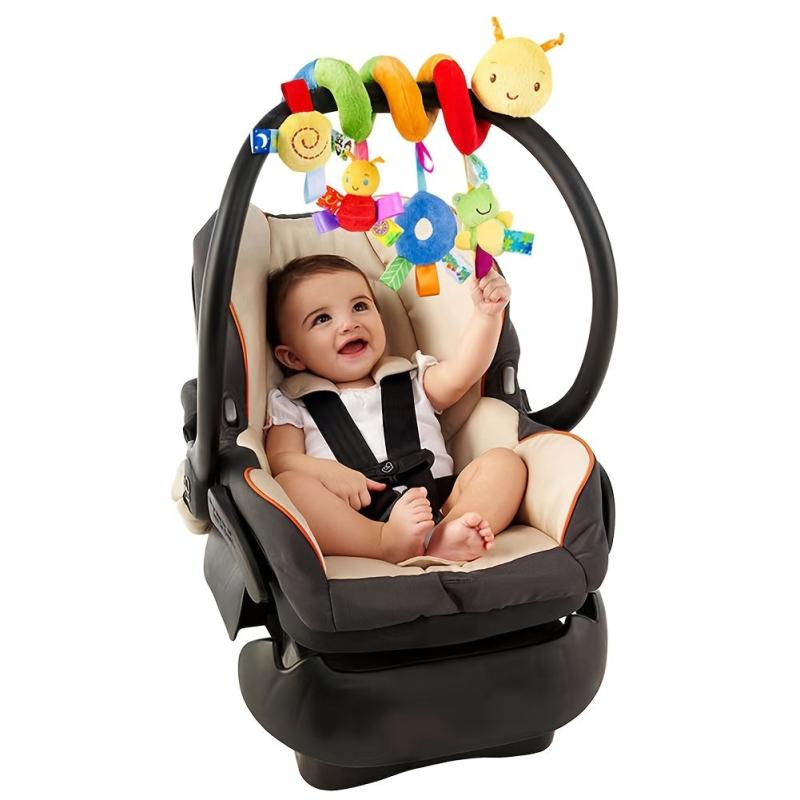 Cartoon Insect Stroller Hanging Spiral Safety Toy