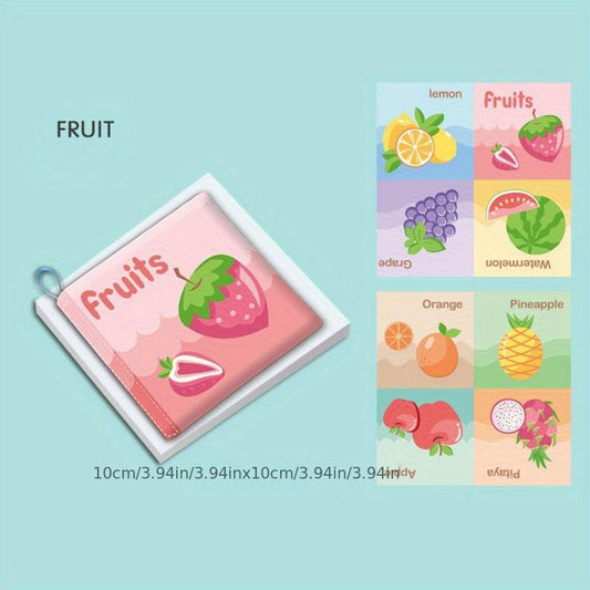 Baby Cognitive Soft Book English Word Learning Cloth Book