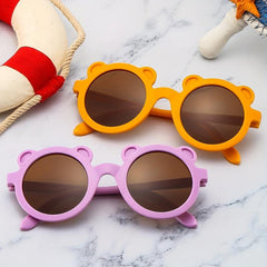 Bear Kids Sunglasses Anti UV Baby Glasses