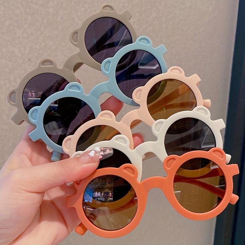 Bear Kids Sunglasses Anti UV Baby Glasses