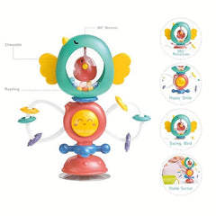 Baby Toy Set Suction Cup Rattle High Chair Toy