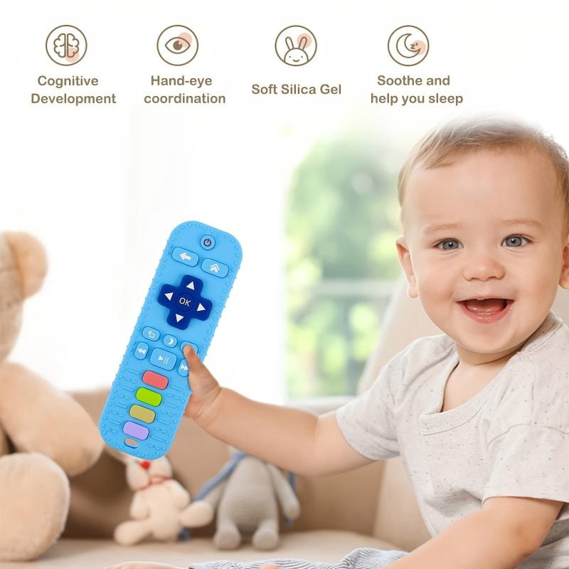 Baby Teething Toys for 6-18 Months Babies - Remote Control Shape