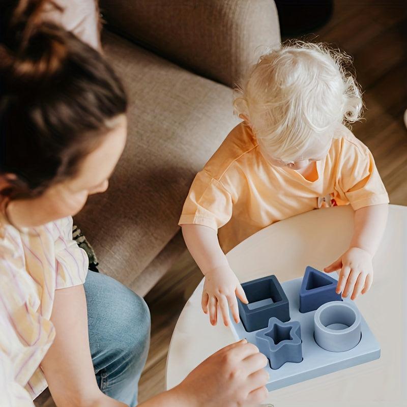 Montessori Rainbow Stacking Puzzle Toy for Kids
