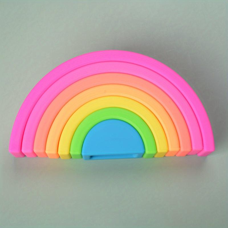 Montessori Rainbow Stacking Puzzle Toy for Kids