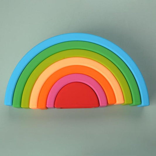 Montessori Rainbow Stacking Puzzle Toy for Kids