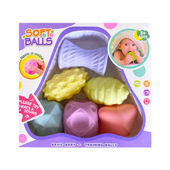 6pcs Sensory Massage Soft Balls for Babies