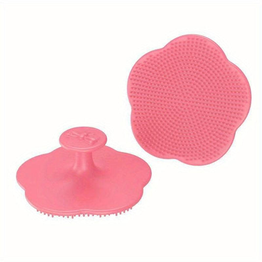 Flower Baby Shampoo Brush Silica Gel for Scalp Dirt Removal