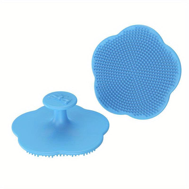 Flower Baby Shampoo Brush Silica Gel for Scalp Dirt Removal