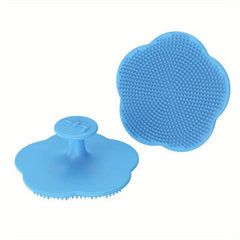 Flower Baby Shampoo Brush Silica Gel for Scalp Dirt Removal