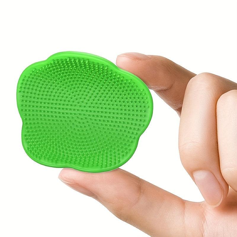 Flower Baby Shampoo Brush Silica Gel for Scalp Dirt Removal