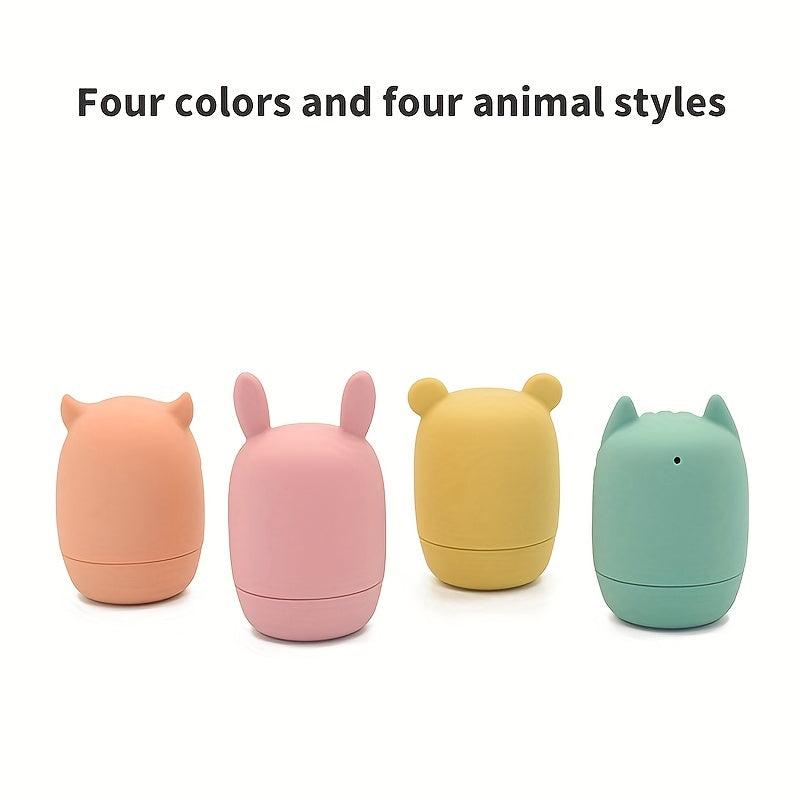 Silicone Bath Toys for Babies 6-12 Months and Toddlers 1-3 Years