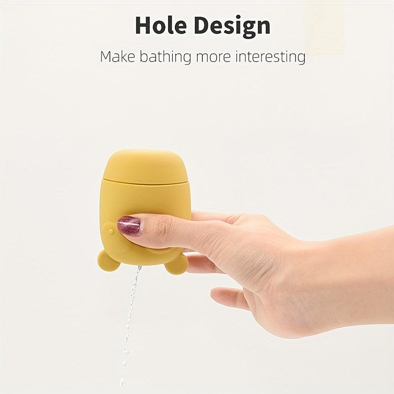 Silicone Bath Toys for Babies 6-12 Months and Toddlers 1-3 Years