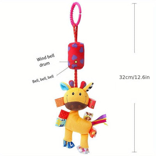Cute Aeolian Bells Plush Toy for Baby's Stroller, Bed, Car Seat