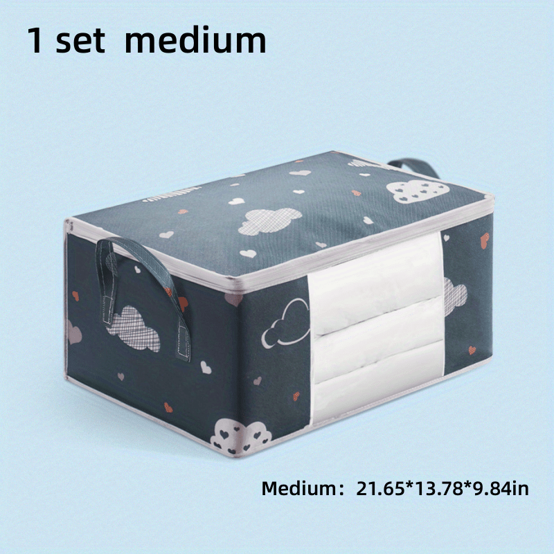 Cloud Love Pattern Quilt Storage Bag Moisture Proof Package