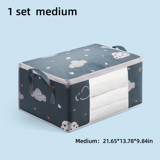 Cloud Love Pattern Quilt Storage Bag Moisture Proof Package