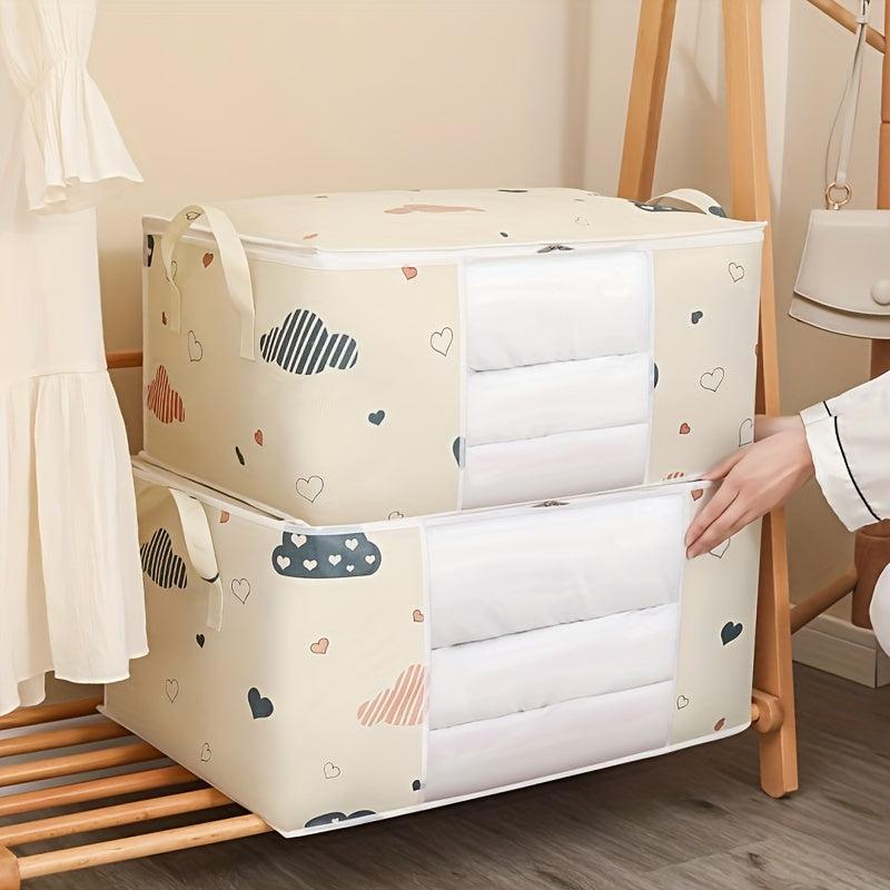 Cloud Love Pattern Quilt Storage Bag Moisture Proof Package