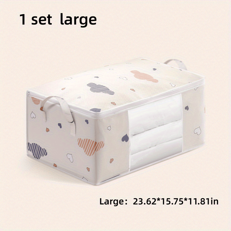 Cloud Love Pattern Quilt Storage Bag Moisture Proof Package