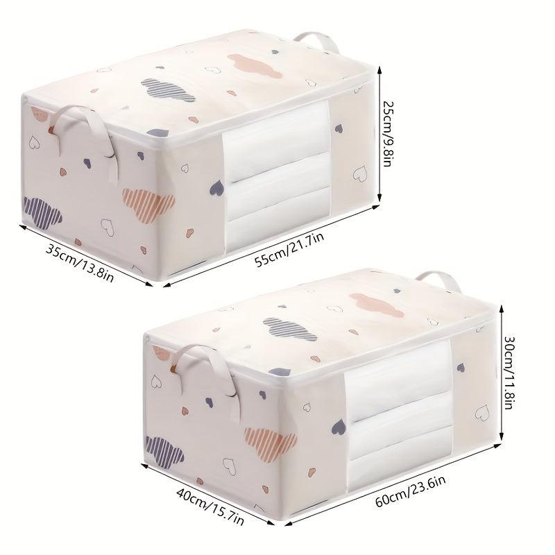 Cloud Love Pattern Quilt Storage Bag Moisture Proof Package