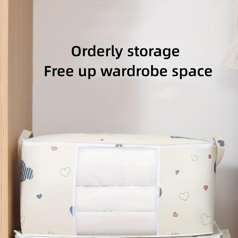Cloud Love Pattern Quilt Storage Bag Moisture Proof Package