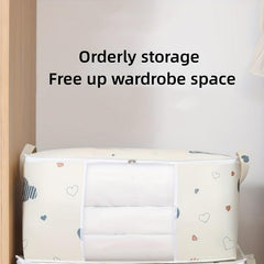 Cloud Love Pattern Quilt Storage Bag Moisture Proof Package