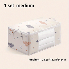 Cloud Love Pattern Quilt Storage Bag Moisture Proof Package