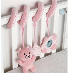 High Contrast Baby Spiral Hanging Toy, Sensory Toy for Newborns