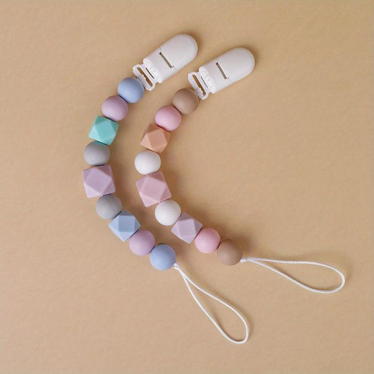 Dummy Clips Boys Girls Soother Pacifier Chain Holder For Baby Unisex Newborn