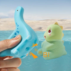 3pcs Baby Dinosaur Bath Toys For Toddler Mold Kids Bathtub Pool Toys