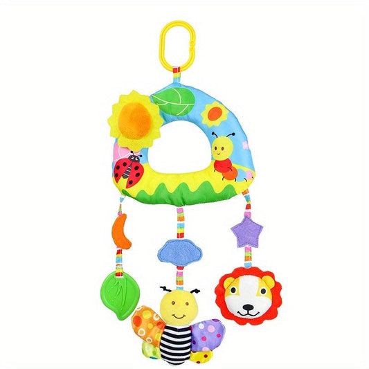 Rainbow Stroller Hanging 0-3 Years Old Plush Toy