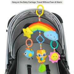 Rainbow Stroller Hanging 0-3 Years Old Plush Toy