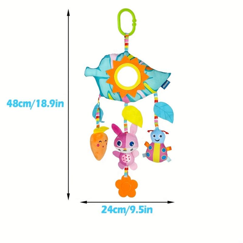 Rainbow Stroller Hanging 0-3 Years Old Plush Toy