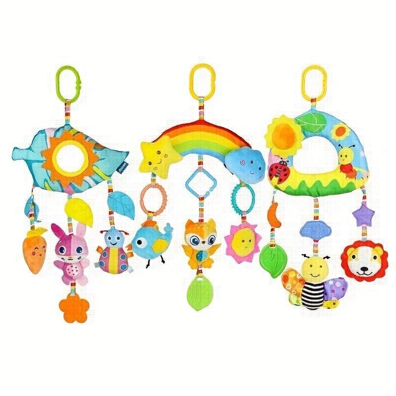 Rainbow Stroller Hanging 0-3 Years Old Plush Toy