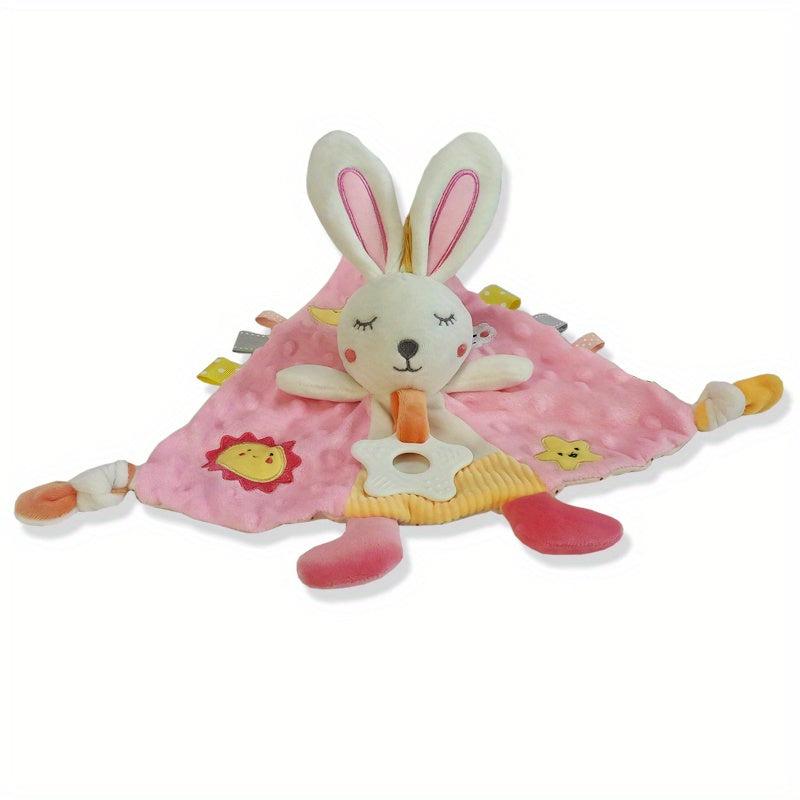 Plush Pacifier Doll for Newborns 0-2 Years Teether & Chewing Bib