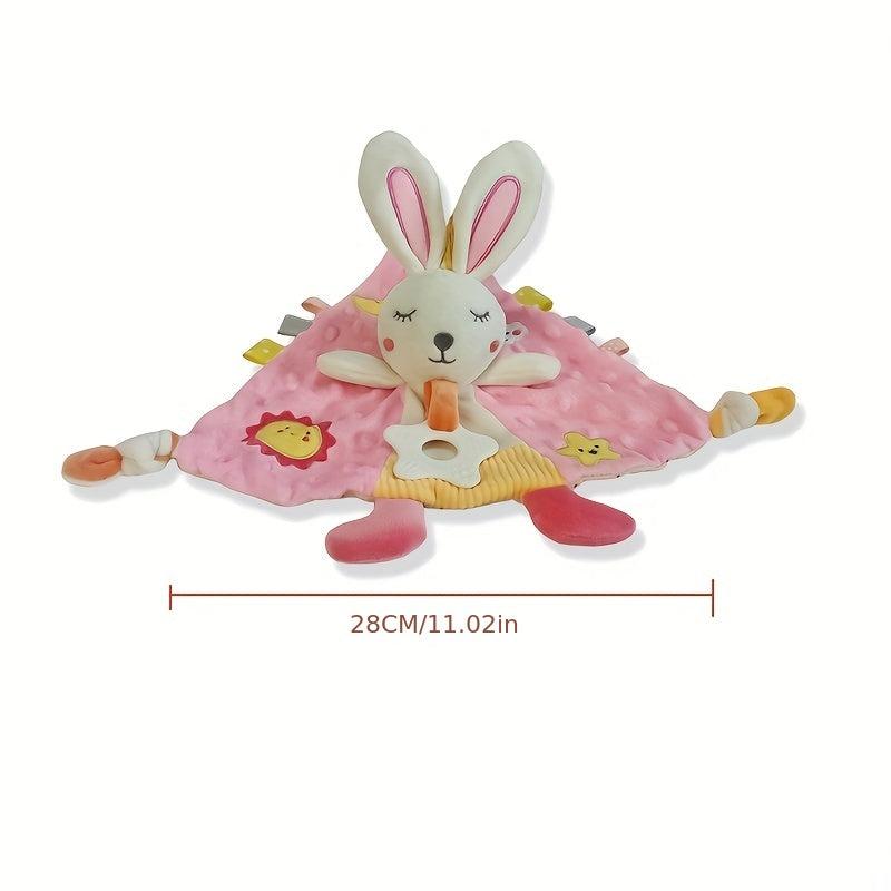 Plush Pacifier Doll for Newborns 0-2 Years Teether & Chewing Bib