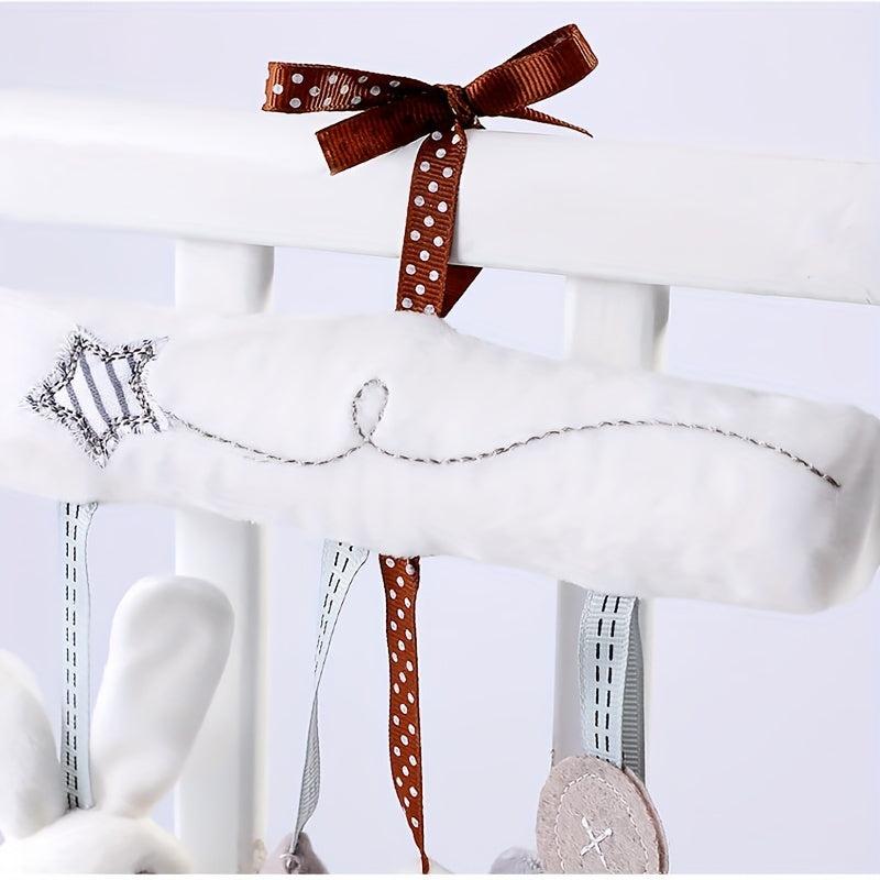 Baby Rabbit Car Hanging Music Bed Around Safety Seat Pendant Plush Toy