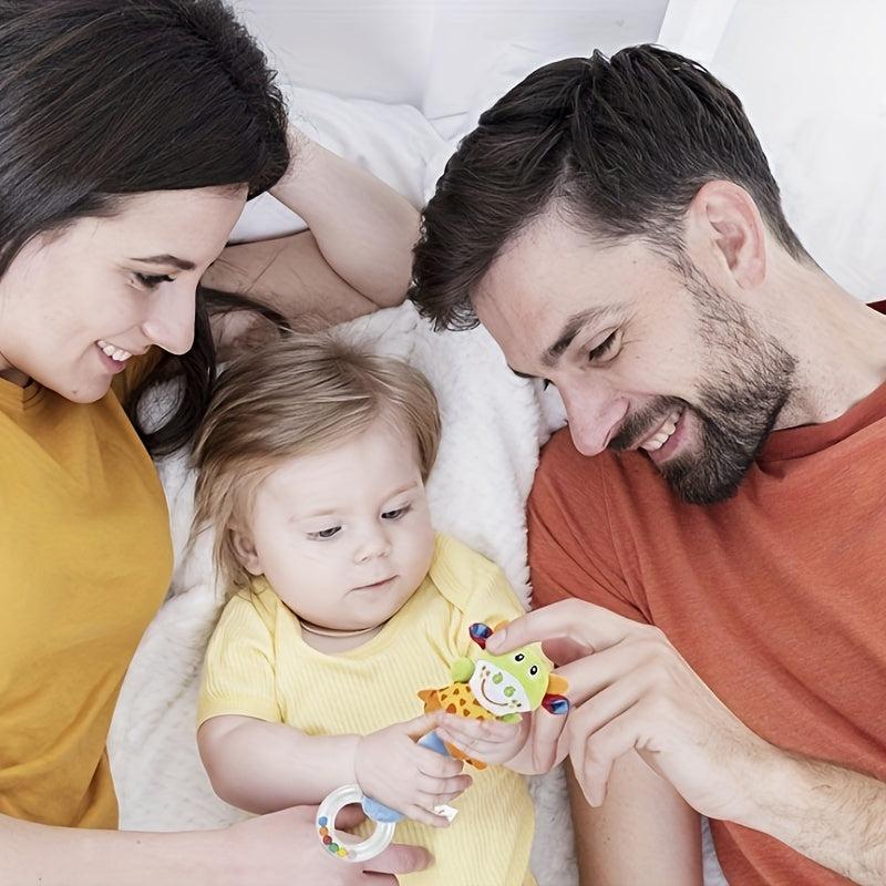 Soft Rattles Shaker Toy for Infant Development 3-12 Months