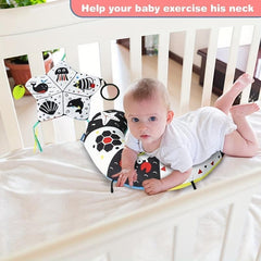 Baby Tummy Time Mat High Contrast Foldable Playmat