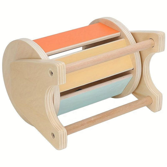 Wooden Textile Drum for Children's Education