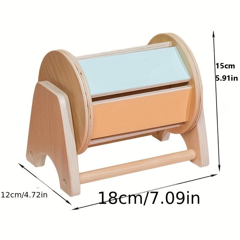 Wooden Textile Drum for Children's Education