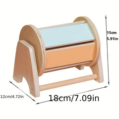 Wooden Textile Drum for Children's Education