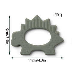 Baby Safe Silicone Dinosaur Teether for Soothing Gums