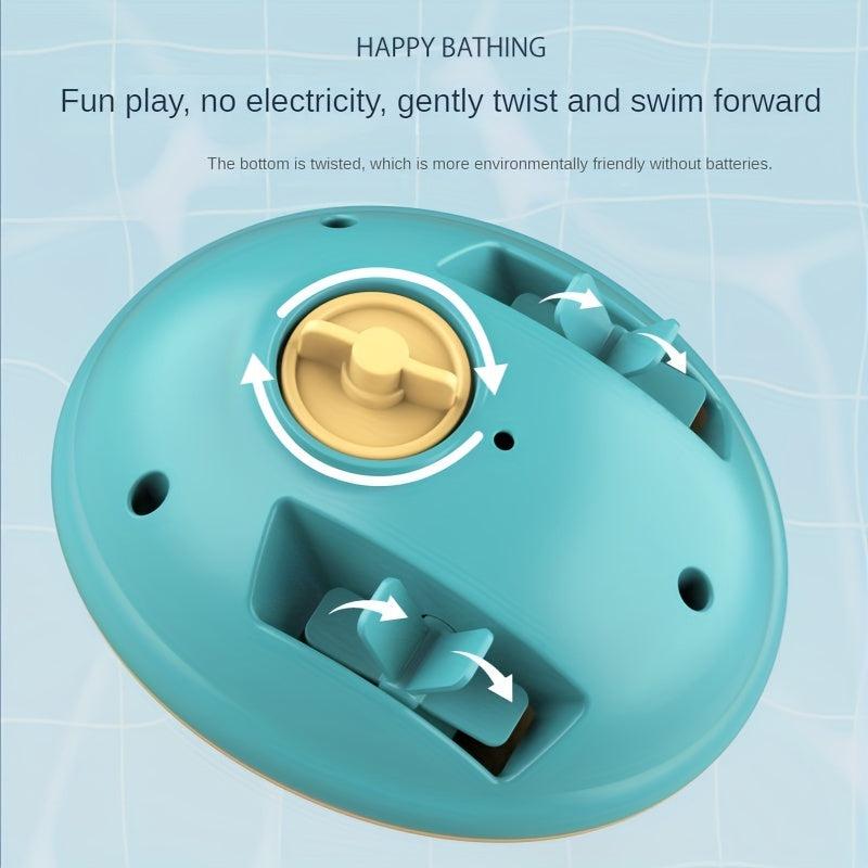 Kids Bath Toys Water Chain Boat Yacht Clockwork Play Water Beach Toys