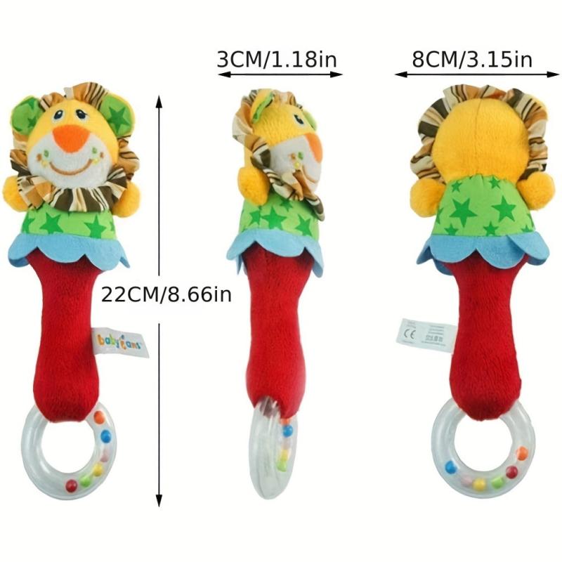 Baby Soft Rattles Shaker Infant Developmental Hand Grip Baby Toys