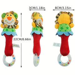 Baby Soft Rattles Shaker Infant Developmental Hand Grip Baby Toys