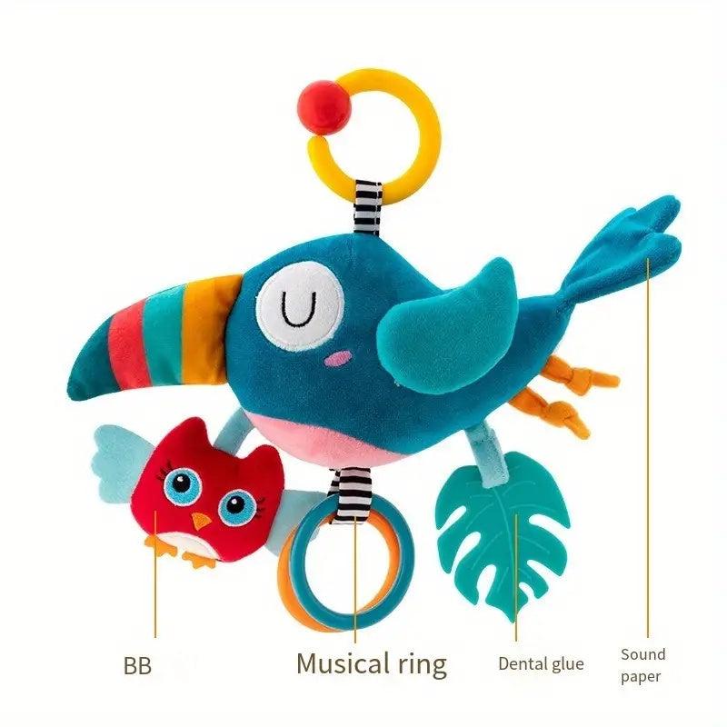 Baby Music Pull Bell Doll Stroller Pendant Soothing Toy