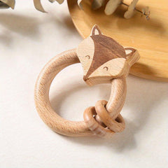 Beech Animal Teething Toy for Baby Safety Comfort