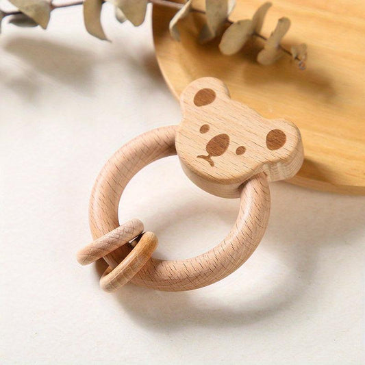 Beech Animal Teething Toy for Baby Safety Comfort