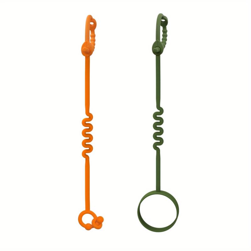 Toy Safety Straps Pacifier Holder Clip Self Adjusting Baby Toddler Bottle Straps